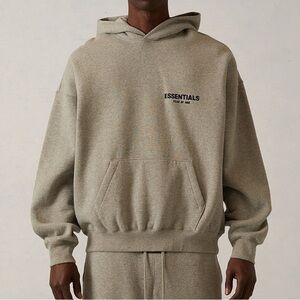 Essentials Men's Gray/Beige Hoodie